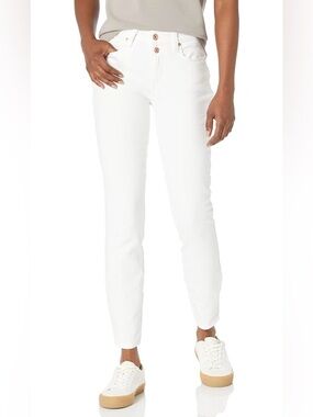 PAIGE Bombshell Ankle Double Button in Blanchette